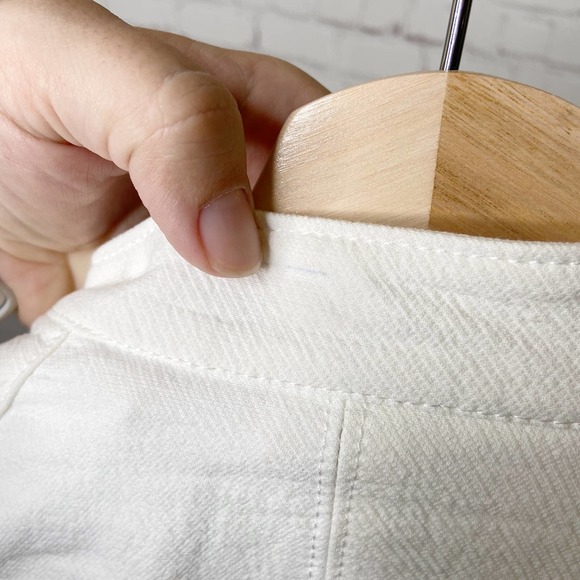 Blank NYC White Mesh Panel Moto Jacket Medium NWT - Picture 8 of 8